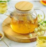 قوری پیرکس درب بامبو 1000میل - تصویر 4