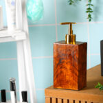 ست جامایع و اسکاچ زارا طرح چوب مدل مستطیل کد23232 - تصویر 4