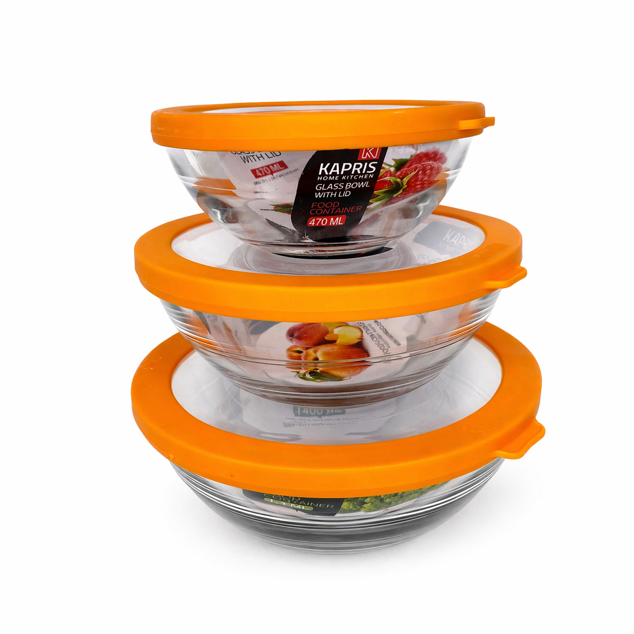 AKES2722 ظرف کریستال KAPRIS سه عددی - تصویر 1