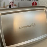 ظرف نگهدارنده استیل KORKMAZ مدل Crisper مجموعه بزرگ 3 عددی - تصویر 3