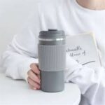 ماگ سفری مدل وکیوم کاپ کمر سلیکونی گنجایش 0.5 لیتر - تصویر 3