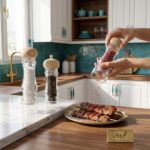 فلفل ساب و نمک ساب اکرولیک درب چوبی (وارداتی) ۳ سایز - تصویر 2